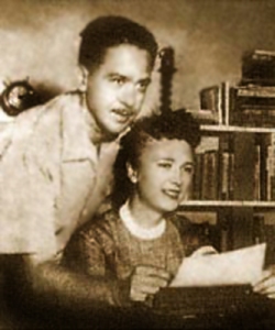 C. L. Moore koos oma kirjanikust abikaasa Henry Kuttneriga.